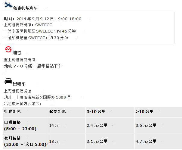  電商會(huì)議交通指南