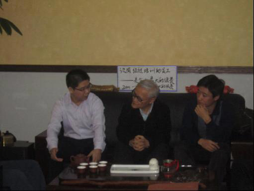 陸汝鈐院士與珍島CEO趙旭隆交流